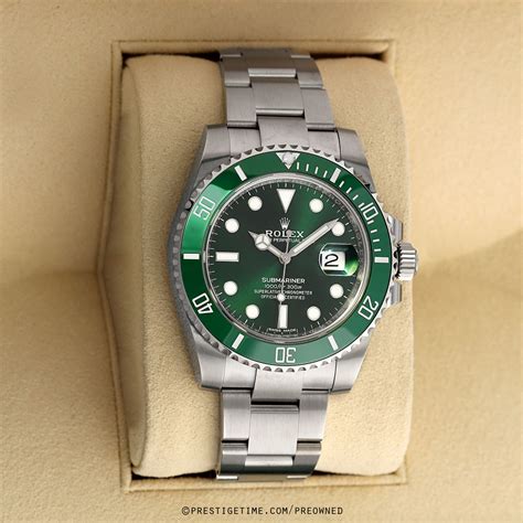 rolex submariner hulk used|rolex submariner hulk 116610lv.